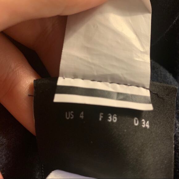 Akris Plaid Wool Flannel sheath dress zip front Sz 4 - Picture 5 of 10